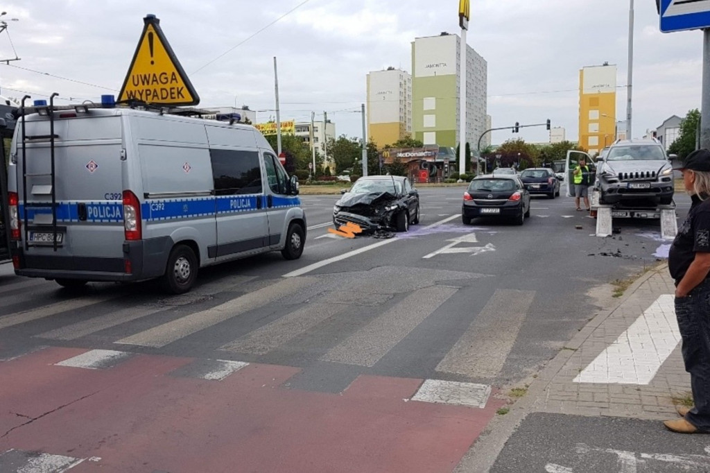 Wypadek na Szosie Lubickiej/ Ślaskiego