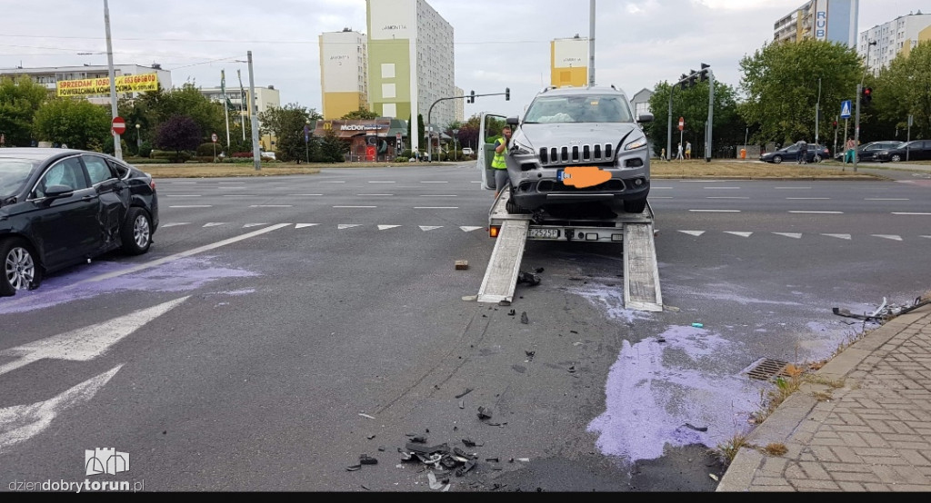 Wypadek na Szosie Lubickiej/ Ślaskiego