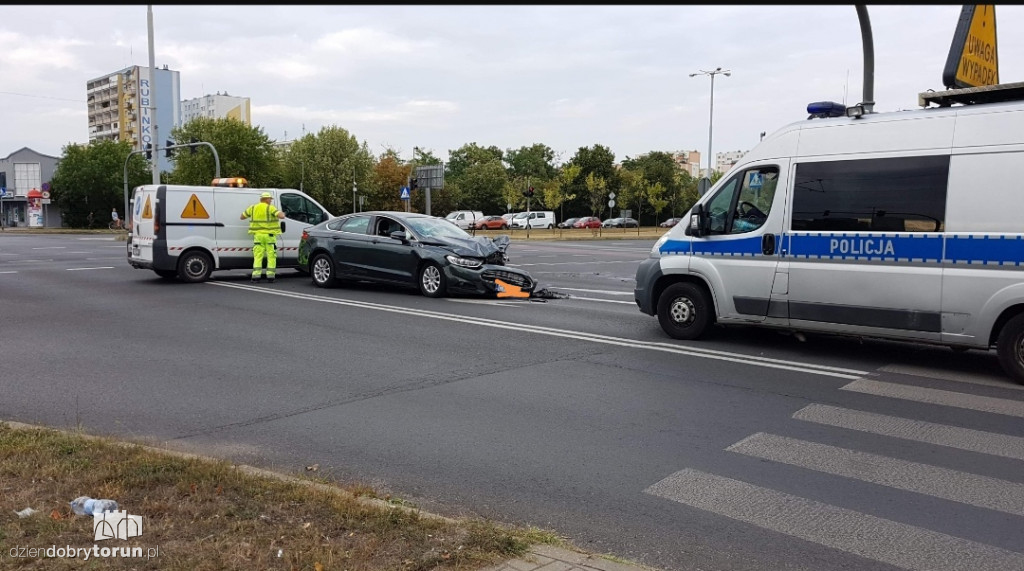 Wypadek na Szosie Lubickiej/ Ślaskiego