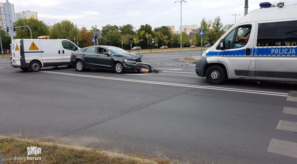 Wypadek na Szosie Lubickiej/ Ślaskiego