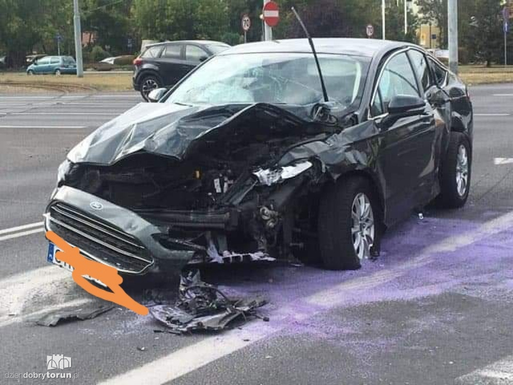 Wypadek na Szosie Lubickiej/ Ślaskiego