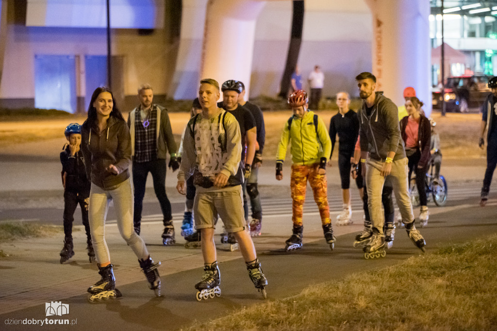 Nightskating koło Toruń Plaza