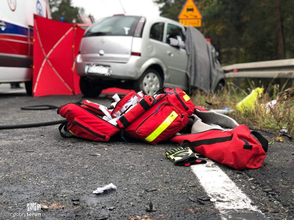 Tragiczny wypadek w Przyłubiu na DK10
