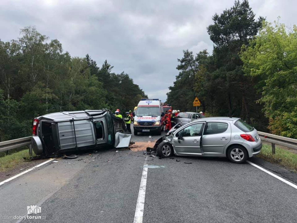 Tragiczny wypadek w Przyłubiu na DK10