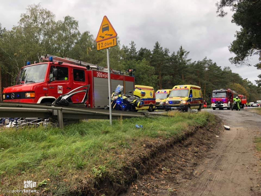 Tragiczny wypadek w Przyłubiu na DK10