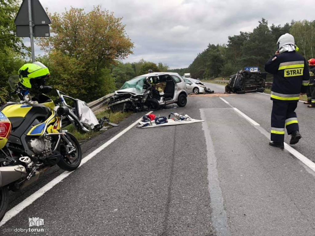 Tragiczny wypadek w Przyłubiu na DK10