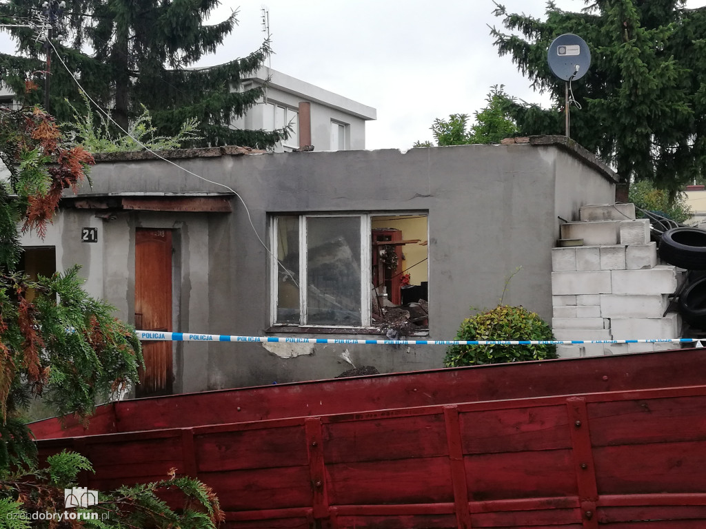 Pożar domu mieszkalnego na Bielawach