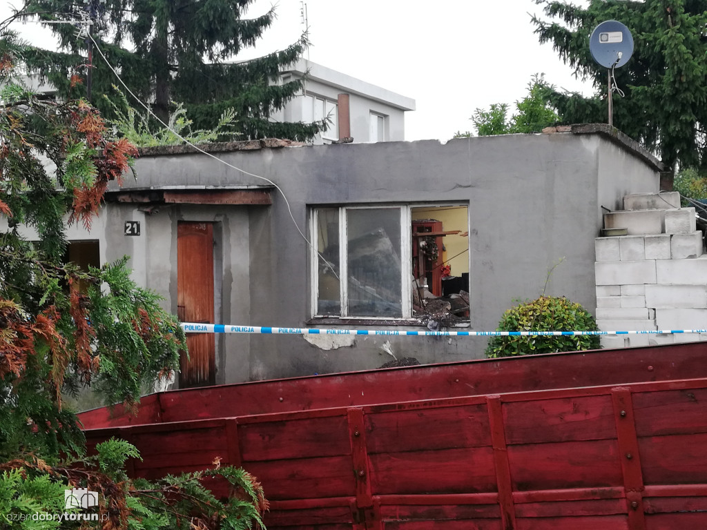 Pożar domu mieszkalnego na Bielawach