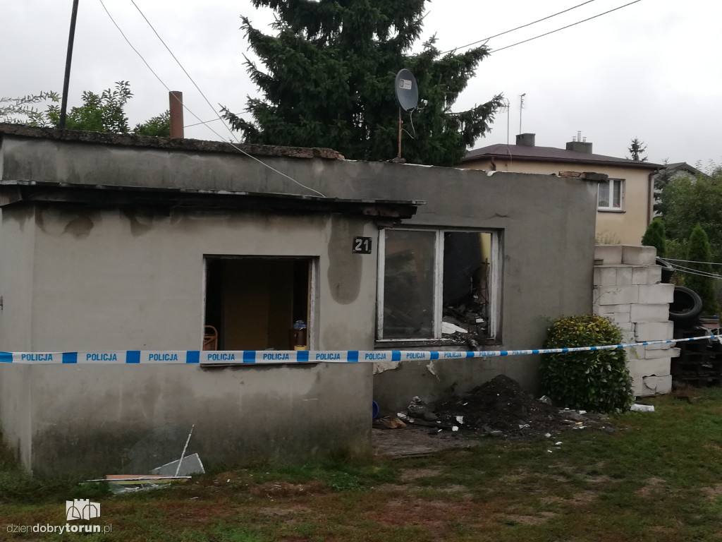 Pożar domu mieszkalnego na Bielawach