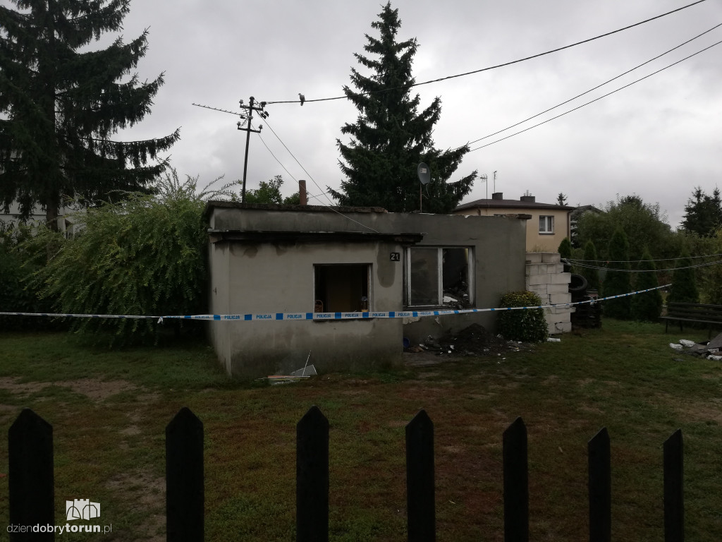 Pożar domu mieszkalnego na Bielawach