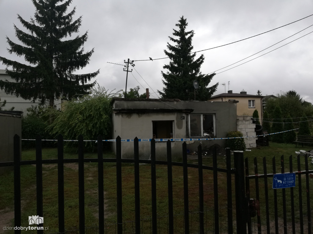 Pożar domu mieszkalnego na Bielawach