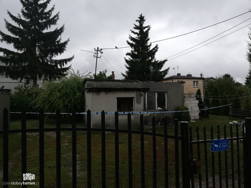 Pożar domu mieszkalnego na Bielawach