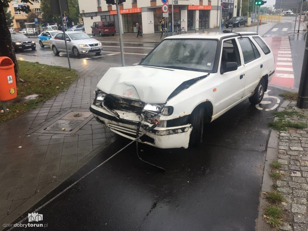 Kolizyjny dzień na ulicach Torunia