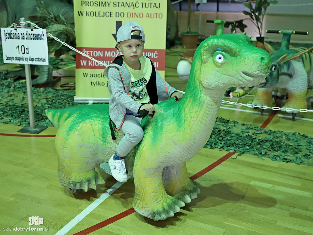 Wystawa dinozaurów w Arenie Toruń