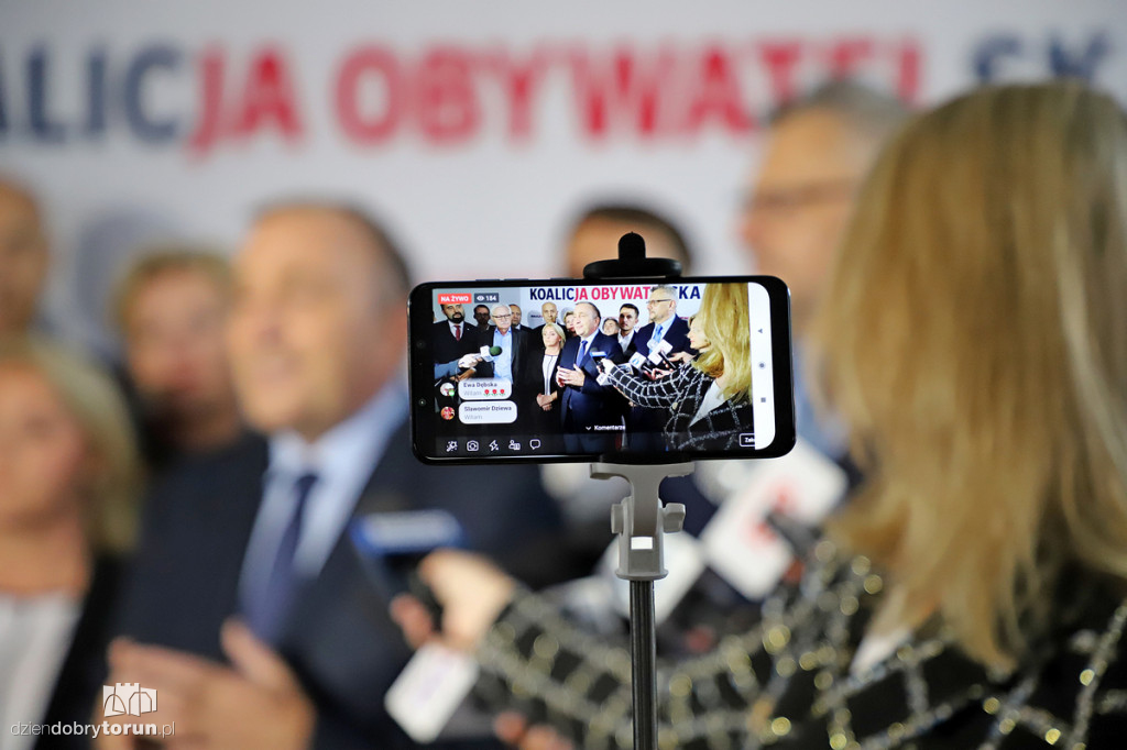 Konferencja Koalicji Obywatelskiej