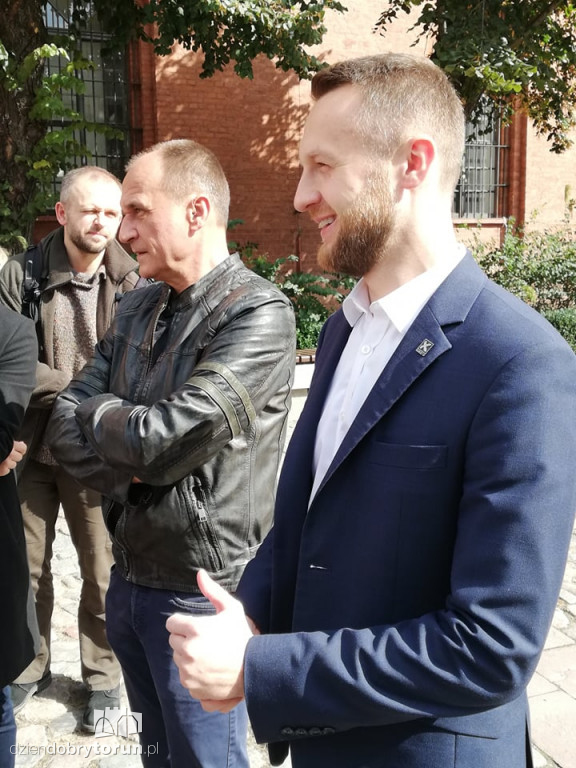 Konferencja Pawła Kukiza w Toruniu