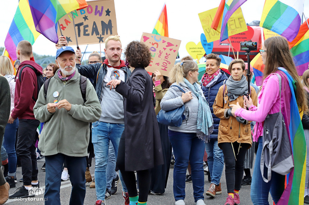 III Marsz Równości przeszedł ulicami Torunia