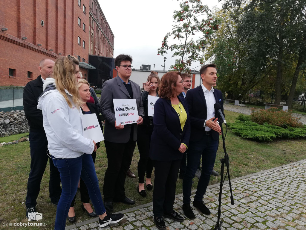 Konferencja prasowa M. Kidawy-Błońskiej