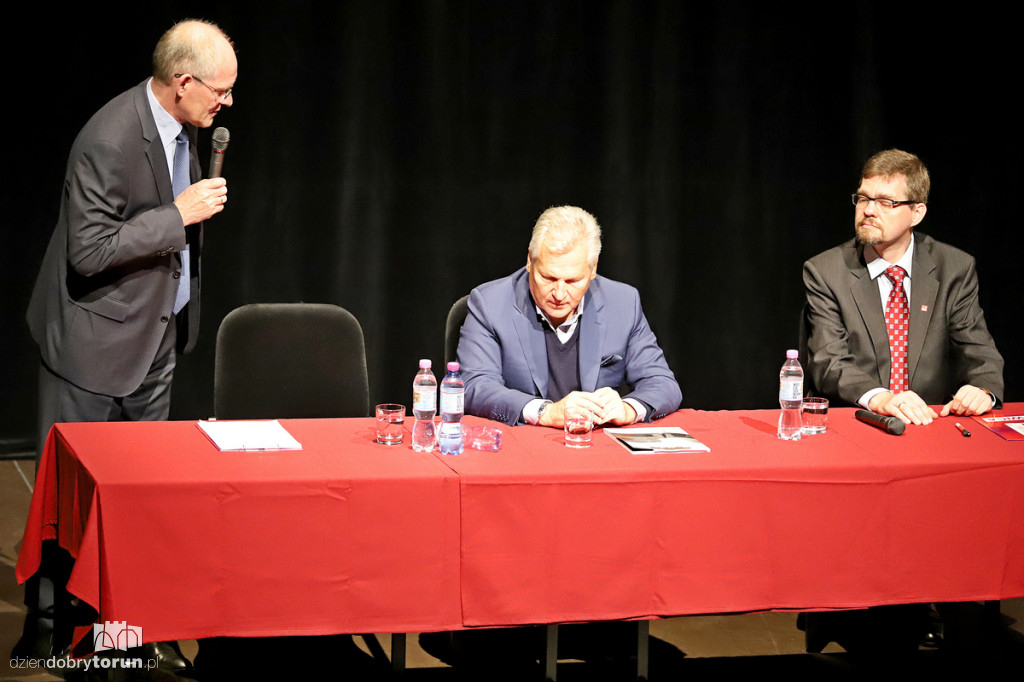 Aleksander Kwaśniewski w Toruniu