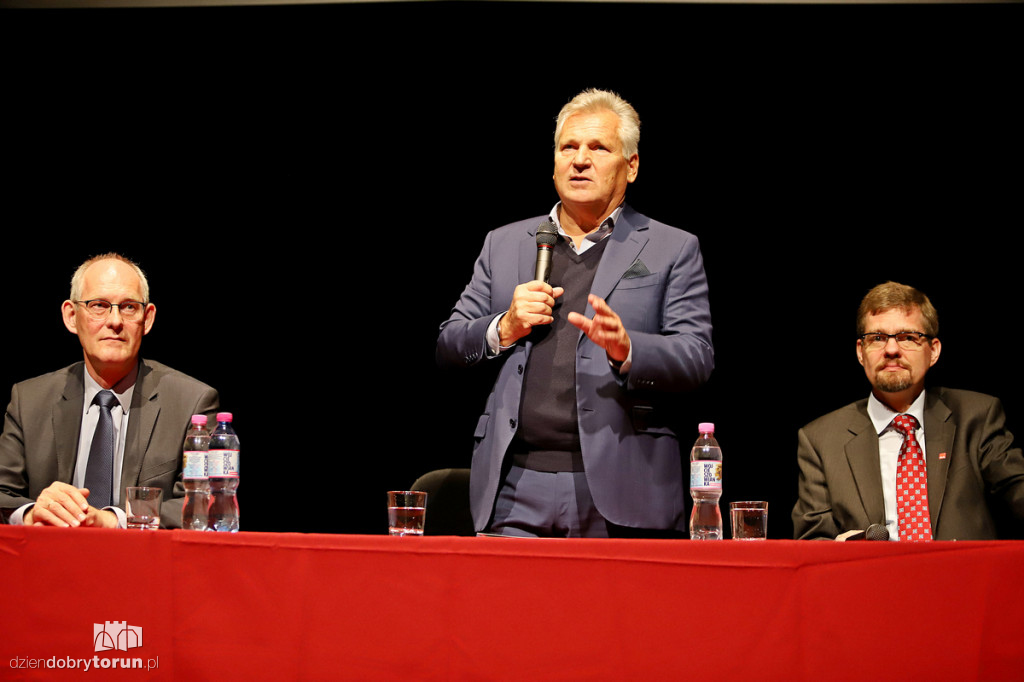 Aleksander Kwaśniewski w Toruniu