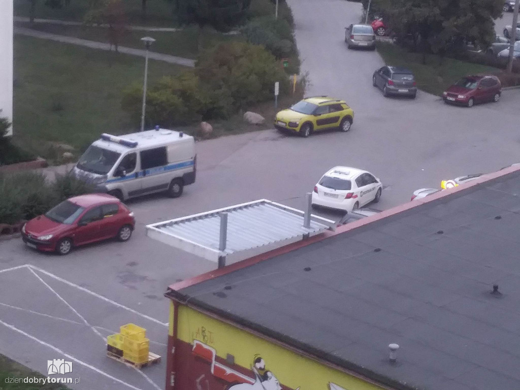 Akcja policji przy Teligi!