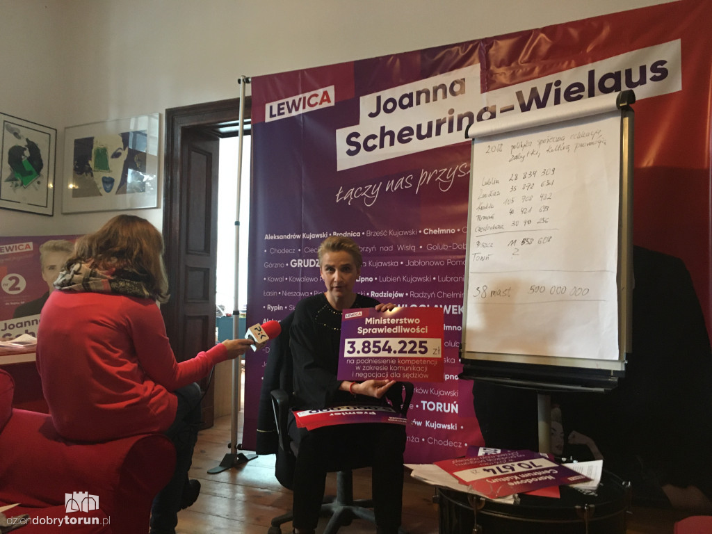 Konferencja Joanny Scheuring-Wielgus