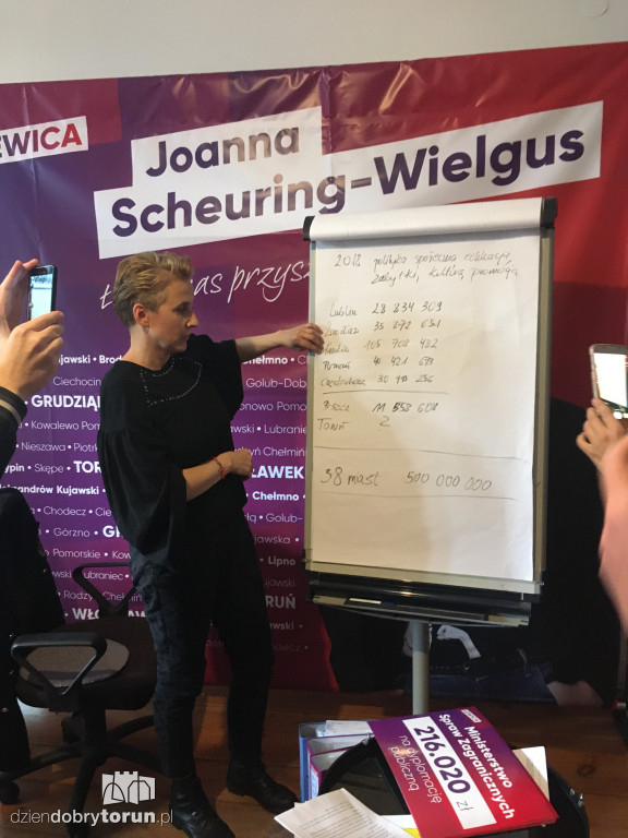 Konferencja Joanny Scheuring-Wielgus