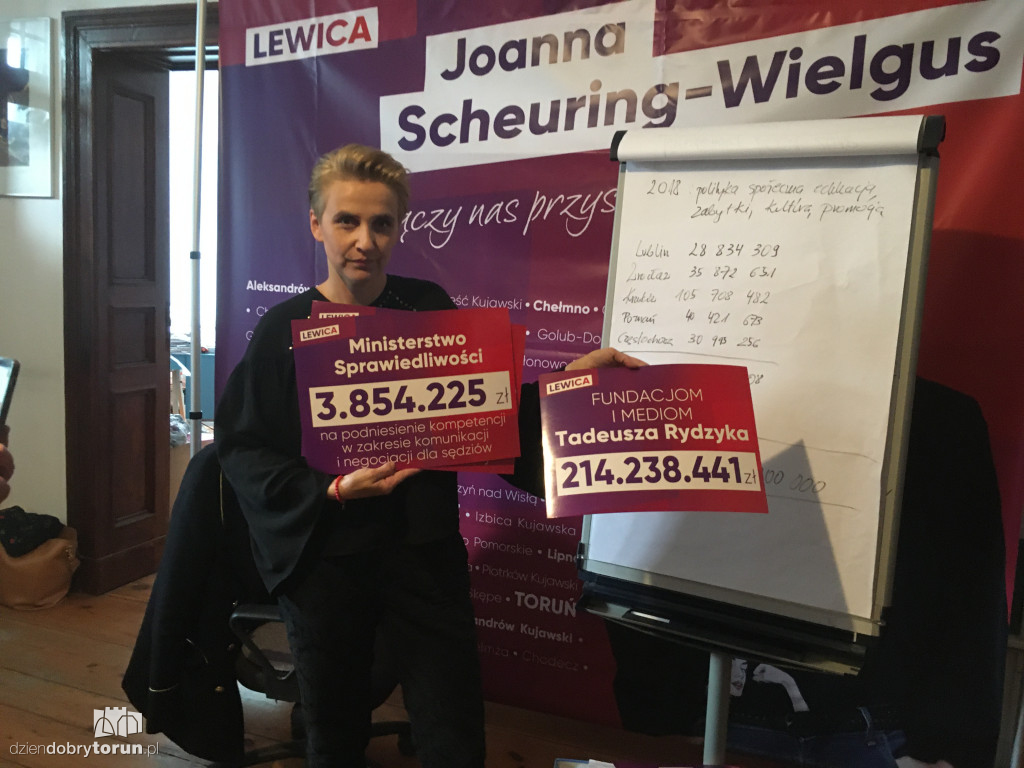 Konferencja Joanny Scheuring-Wielgus
