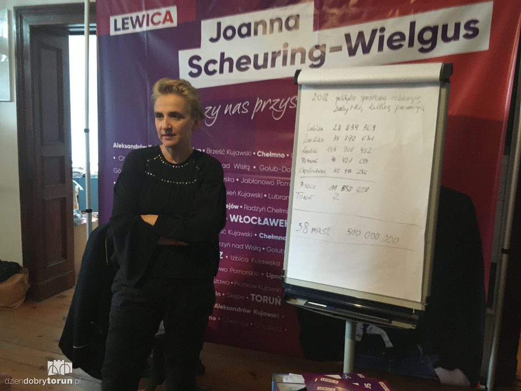 Konferencja Joanny Scheuring-Wielgus