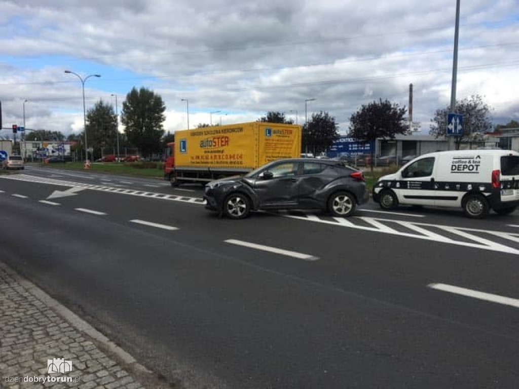 Kolizja przy ulicy Olimpijskiej