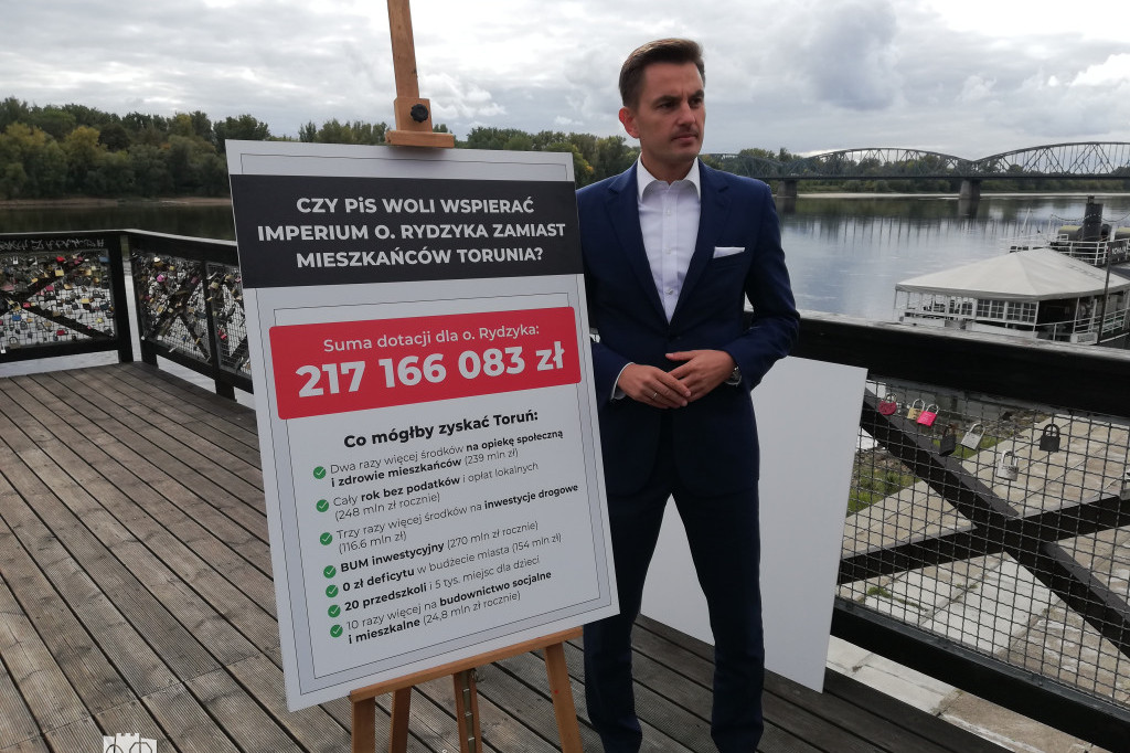 Konferencja prasowa Arkadiusza Myrchy