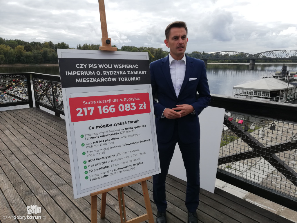Konferencja prasowa Arkadiusza Myrchy