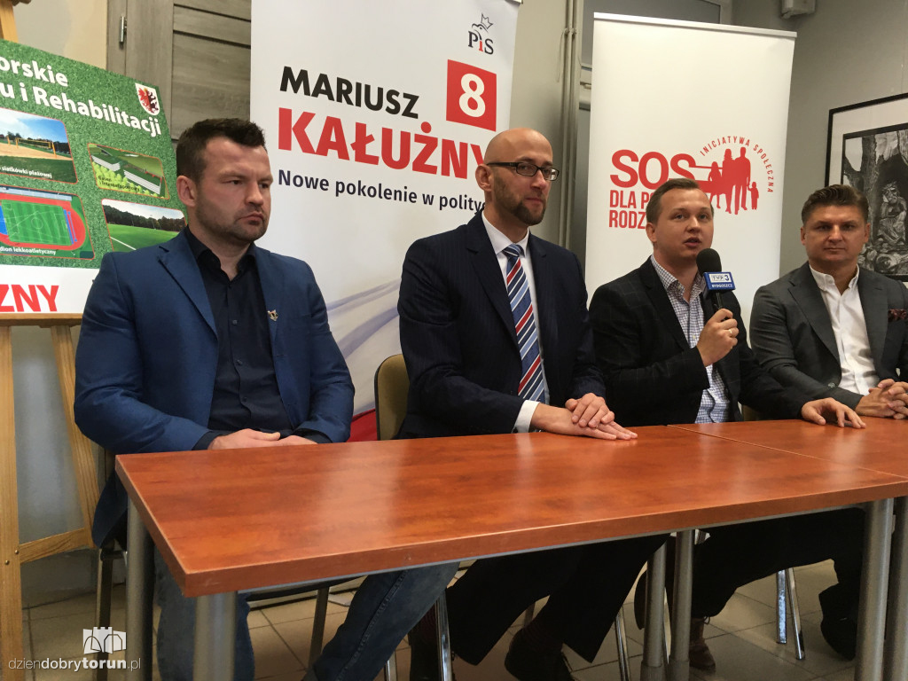 Konferencja Mariusza Kałużnego