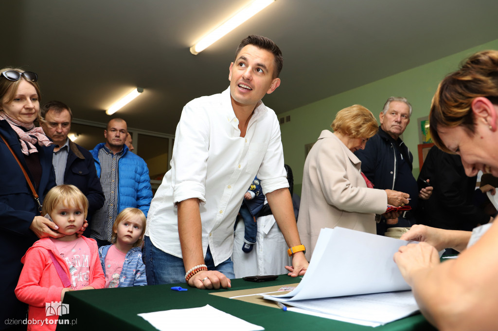 Arkadiusz Myrcha oddał swój głos