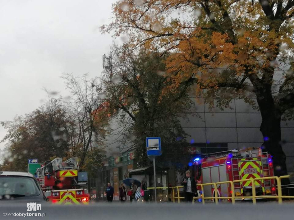 Alarm przeciwpożarowy przy Czerwonej Drodze