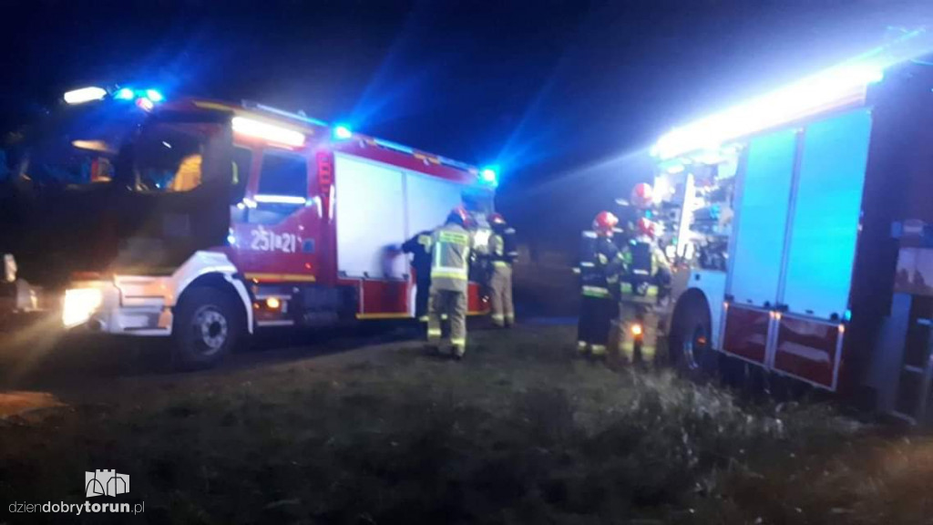 Pożar stodoły w Solcu Kujawskim