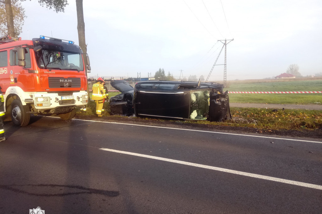 Wypadek w Gniewkowie na DK15