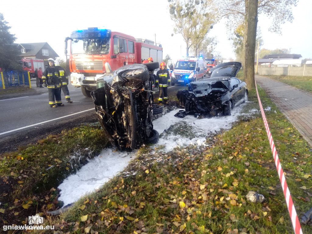 Wypadek w Gniewkowie na DK15