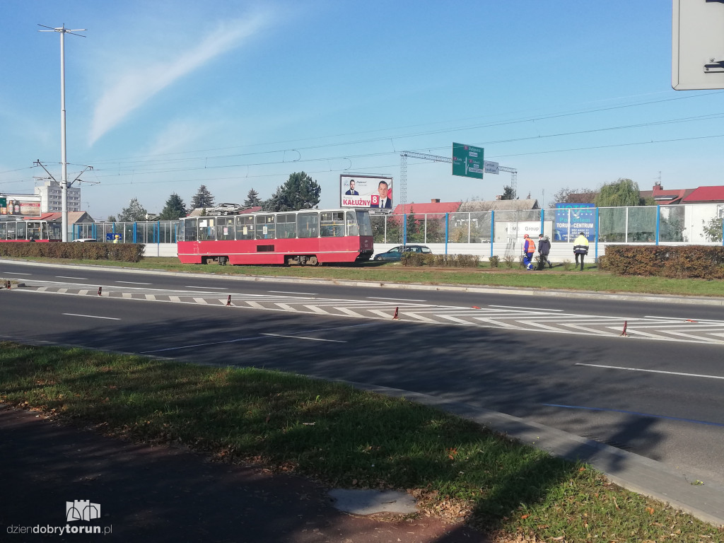 Wykolejenie tramwaju przy Szosie Lubickiej