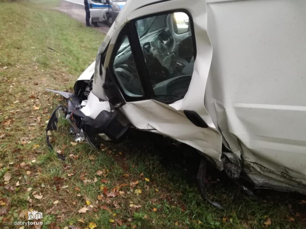 Wypadek na DK w Przyłubiu pod Toruniem