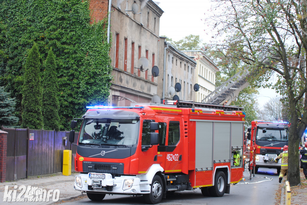 Pożar w mieszkaniu w Inowrocławiu