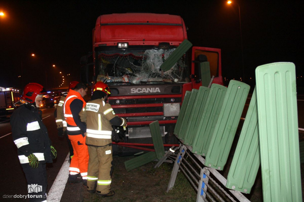 Wypadek na autostradzie A1