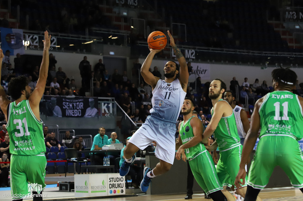 Polski Cukier Toruń 95:113 Dinamo Sassari