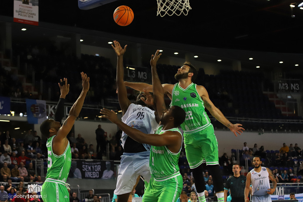 Polski Cukier Toruń 95:113 Dinamo Sassari