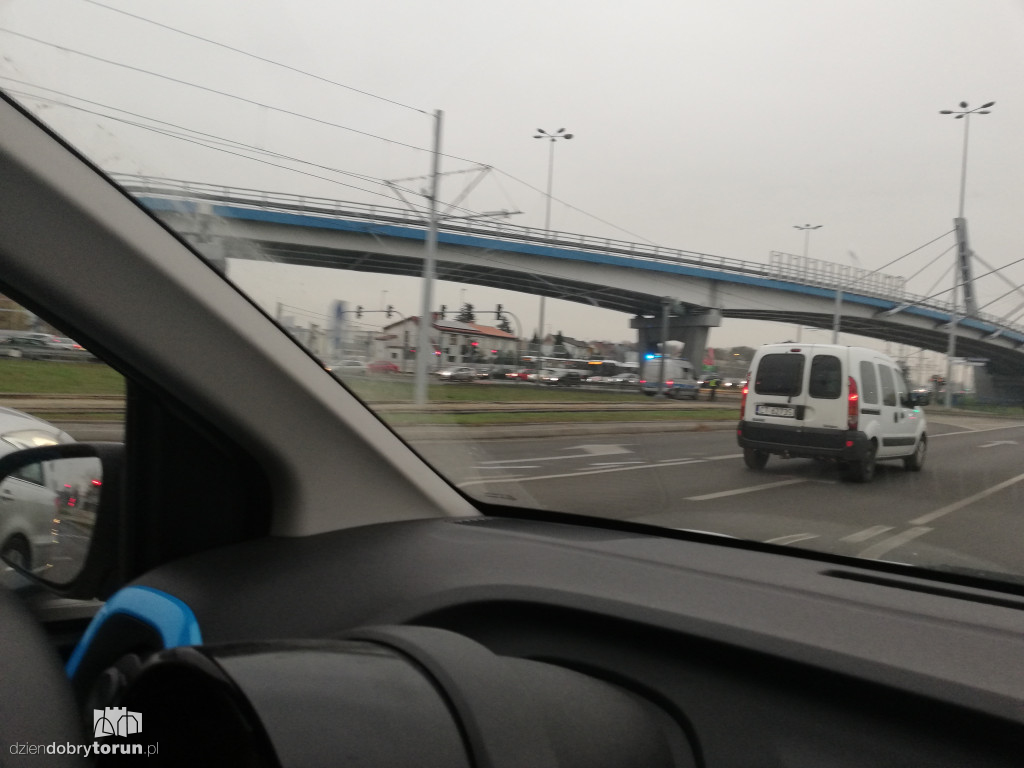 Uszkodzony gazociąg przy ul. Żółkiewskiego