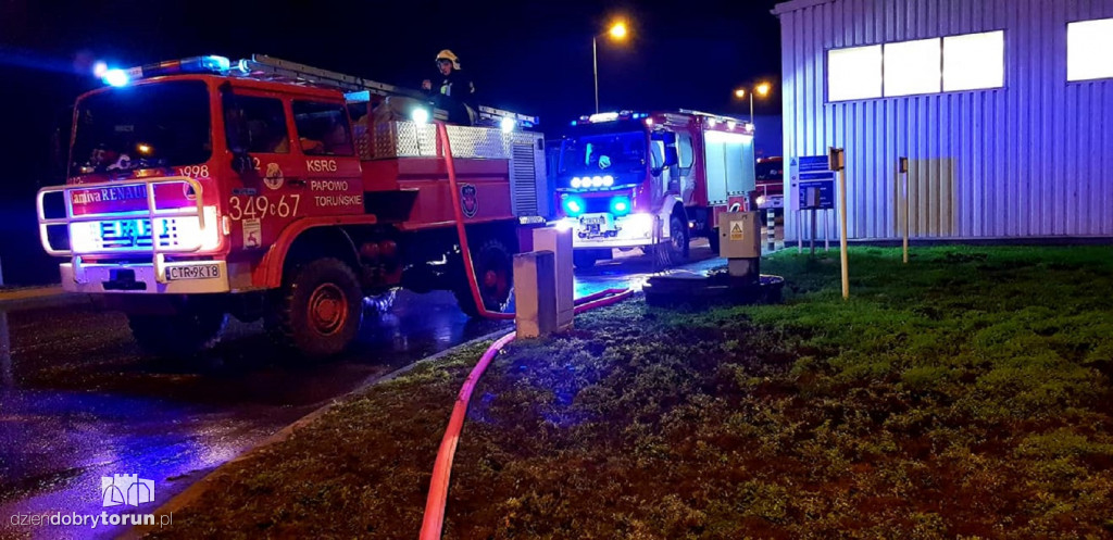 Ogromny pożar na toruńskim wysypisku!