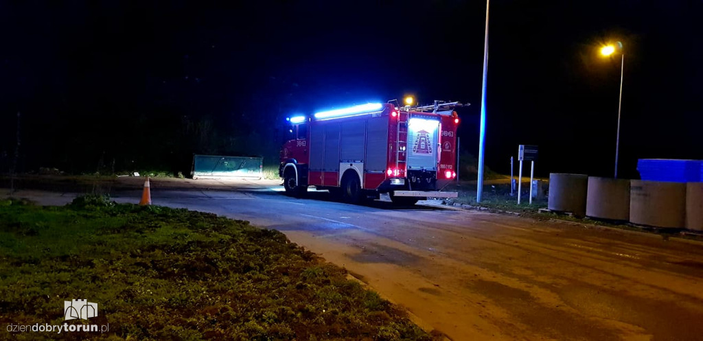 Ogromny pożar na toruńskim wysypisku!