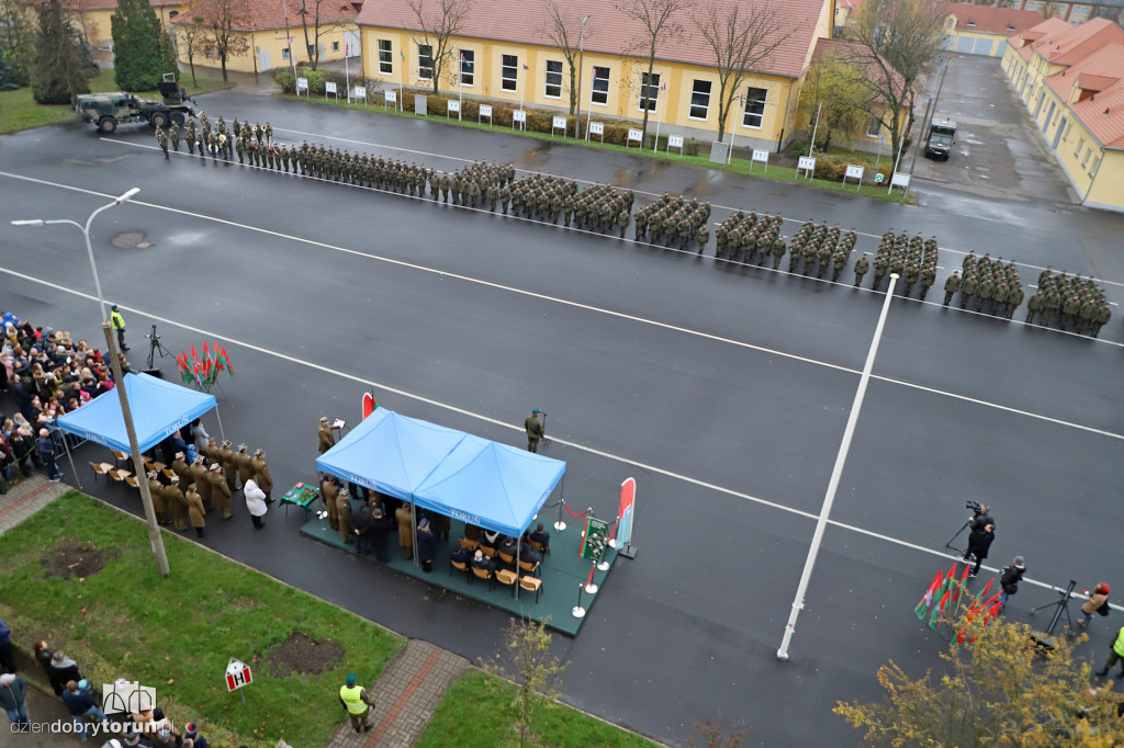 Przysięga wojskowa żołnierzy Narodowych Sił Rezerwowych