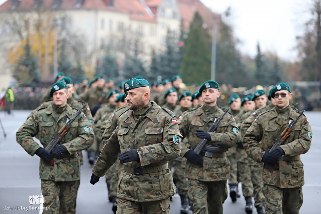 Przysięga wojskowa żołnierzy Narodowych Sił Rezerwowych