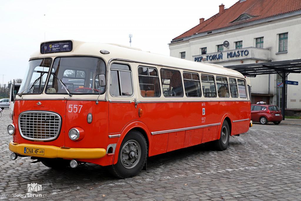 Czerwonym ogórkiem na Toruń Główny
